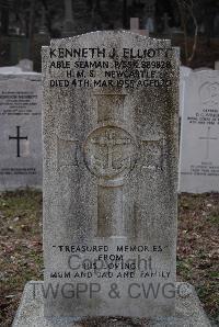 Hong Kong Cemetery - Elliot, Kenneth James